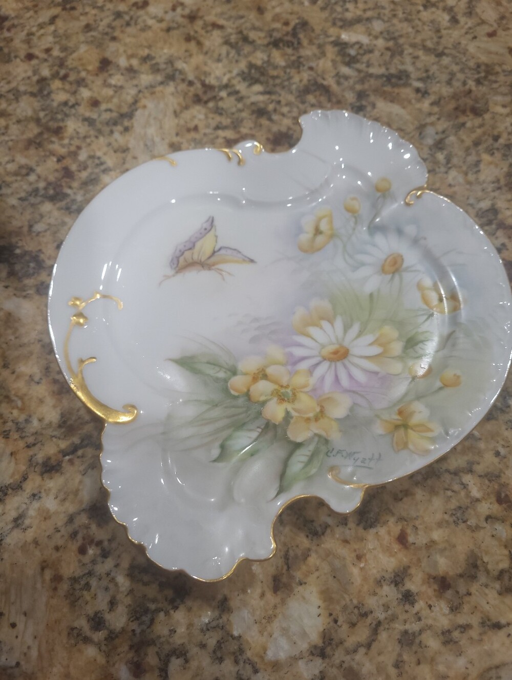 Antique Limoges Haviland C.W. Wyatt Dish